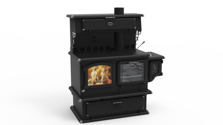 J.A. Roby, wood burning stove